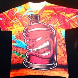 Graffiti Style Graphic Tshirt